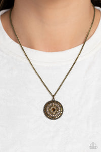 Paparazzi Mandala Masterpiece - Brass Necklace