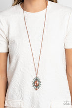 Load image into Gallery viewer, Paparazzi Over the TEARDROP - Copper Necklace
