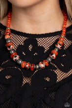 Load image into Gallery viewer, Paparazzi Warped Whimsicality - Orange Necklace
