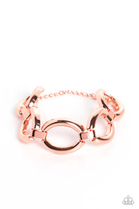 Paparazzi Constructed Chic - Copper Bracelet
