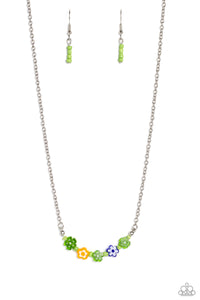 Paparazzi BOUQUET We Go - Green Necklace