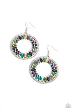 Load image into Gallery viewer, Paparazzi Wall Street Wreaths - Multi Earrings

