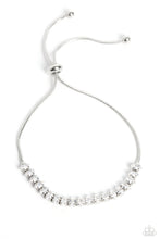 Load image into Gallery viewer, Paparazzi Dynamic Diamonds - White Bracelet
