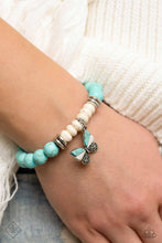 Load image into Gallery viewer, Paparazzi Bold Butterfly - Blue Bracelet
