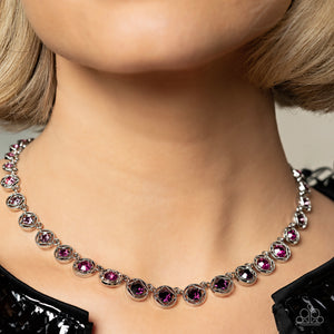 Paparazzi Kaleidoscope Charm - Purple Necklace