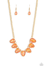 Load image into Gallery viewer, Paparazzi FLIRTY Dancing - Orange Necklace
