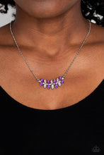 Load image into Gallery viewer, Paparazzi Lustrous Laurels - Purple Necklace
