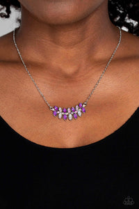 Paparazzi Lustrous Laurels - Purple Necklace