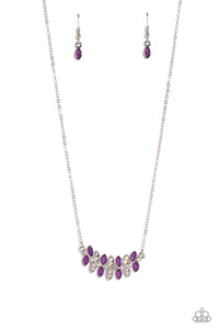 Paparazzi Lustrous Laurels - Purple Necklace