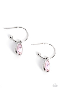 Paparazzi Teardrop Tassel - Pink Earrings