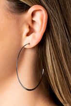 Load image into Gallery viewer, Paparazzi Metal Drama - Black Earring
