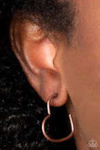 Load image into Gallery viewer, Paparazzi Burnished Beau - Copper Earring
