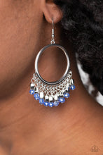 Load image into Gallery viewer, Paparazzi Fringe Fanfare - Blue Earrings
