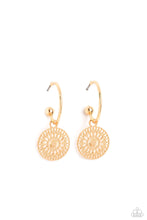 Load image into Gallery viewer, Paparazzi Mandala Maiden - Gold Earrings
