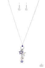 Load image into Gallery viewer, Paparazzi Starry Statutes - Blue Necklace
