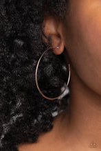 Load image into Gallery viewer, Paparazzi Seize the Sheen - Rose Gold Earrings
