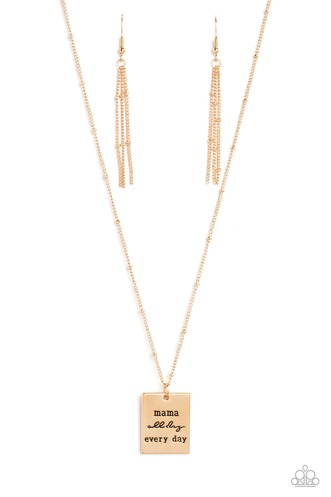 Paparazzi Mama MVP - Gold Necklace