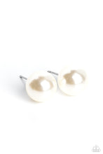 Load image into Gallery viewer, Paparazzi Debutante Details - White Earrings
