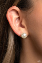 Load image into Gallery viewer, Paparazzi Debutante Details - White Earrings
