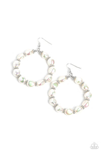 Paparazzi The PEARL Next Door - White Earrings