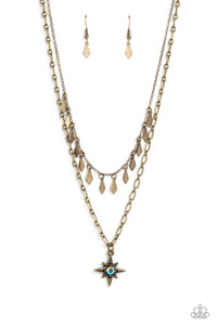 Paparazzi The Second Star To The LIGHT - Brass Necklace