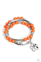 Load image into Gallery viewer, Paparazzi Off the WRAP - Orange Bracelet
