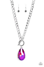 Load image into Gallery viewer, Paparazzi Edgy Exaggeration - Pink Necklace

