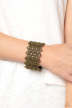 Load image into Gallery viewer, Paparazzi DECO in the Rough - Brass Bracelet
