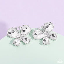 Load image into Gallery viewer, Paparazzi Winged Whimsy - White Earrings
