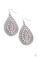 Load image into Gallery viewer, Paparazzi Spirited Socialite - Pink Earrings
