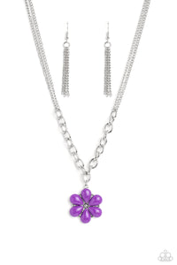 Paparazzi Dazzling Dahlia - Purple Necklace