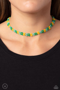 Paparazzi SEED Limit - Green Necklace