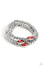 Load image into Gallery viewer, Paparazzi Twinkling Team - Red Bracelet
