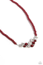 Load image into Gallery viewer, Paparazzi Pampered Pearls - Red Necklace
