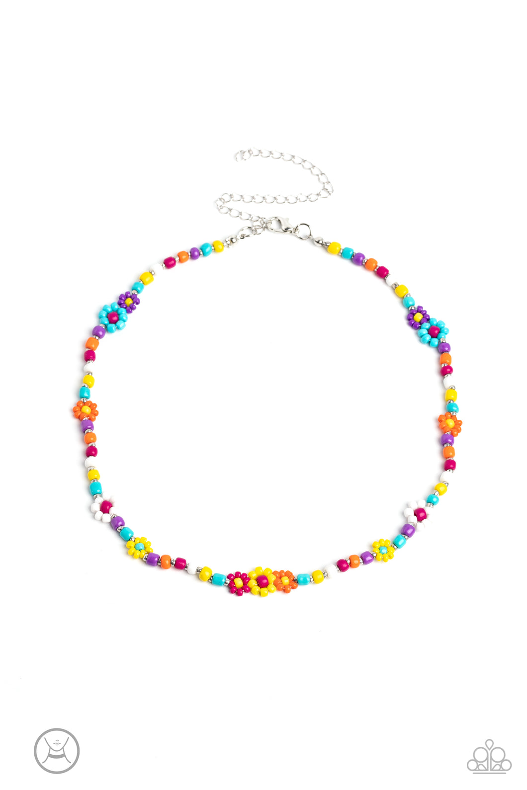Paparazzi Flower Child Flair - Multi BL/MT Necklace