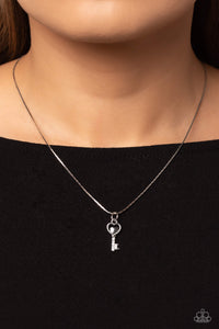 Paparazzi LOVE-Locked - White Necklace