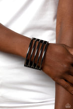 Load image into Gallery viewer, Paparazzi Wayward Warrior - Black Bracelet
