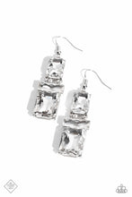 Load image into Gallery viewer, Paparazzi CHAIN Check - White Earring

