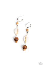 Load image into Gallery viewer, Paparazzi Coastal Cowabunga - Brown Earrings
