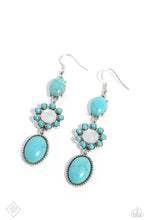 Load image into Gallery viewer, Paparazzi Carefree Cowboy - Blue Earrings
