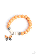 Load image into Gallery viewer, Paparazzi Bold Butterfly - Orange Bracelet
