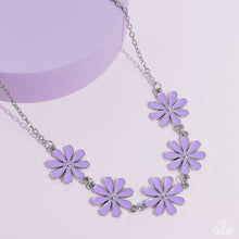 Load image into Gallery viewer, Paparazzi Flora Fantasy - Purple Necklace
