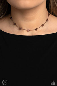 Paparazzi Public Display of Affection - Copper Necklace