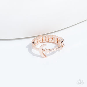 Paparazzi Astral Allure - Rose Gold Ring