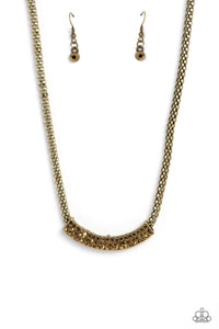 Paparazzi Swing Dance Dream - Brass Necklace