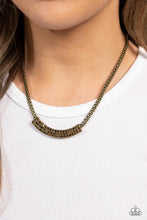 Load image into Gallery viewer, Paparazzi Swing Dance Dream - Brass Necklace
