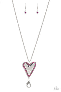 Paparazzi Radiant Romeo - Pink Lanyard