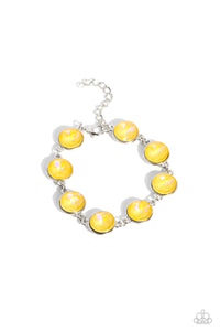 Paparazzi Enchanted Emblems - Yellow Bracelet