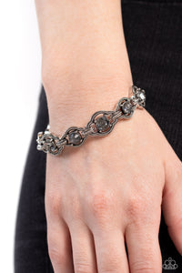 Paparazzi ROPE For The Best - Silver Bracelet