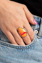 Load image into Gallery viewer, Paparazzi Never Say TIE DYE - Orange Ring
